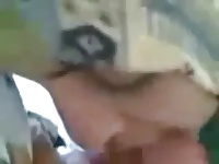 Türbanlıya sakso çektiren Kuzeni